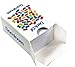 Double 12 Domino Playing Cards, 91 Travel-Sized Domino Cards with Color Dots and Numbers, Great for Mexican Train