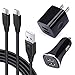 C Car Charger Adapter, C Charging Block Type USB C Cable Heavy Duty Fast Charging Cords Compatible Samsung Galaxy A20 A50 S10e A10e S8 S9 Plus,Note 10/9, LG G8 G7 Thinq Stylo 5/4 Plus Moto G7 X4 Z3