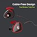 Truly Wireless Earphones, FKANT Gemini Completely Wireless Earbuds V4.1 Dual Mini Bluetooth Headphones Twin Stereo Sweatproof Sport Earphones with Mic for iPhone Samsung And More