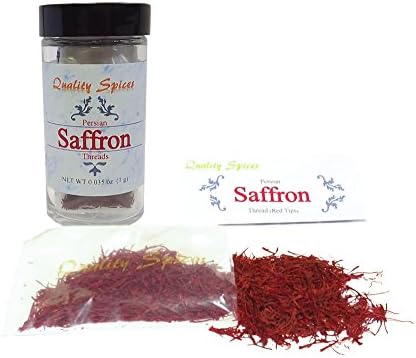 Quality Spices Saffron, 100% Pure, 0.035 oz.(1 G)