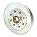 Phoenix Mfg. 5 Inch Dia 17mm Bore Steel V-Groove Idler Pulley Replacement for John Deere AM147272 primary