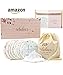 Best Nursing Pads for Breastfeeding Moms, Eco-Friendly Organic Bamboo No-Leak Bra Pads, Reusable, Washable, Super Absorbent, Includes 4 Overnight & 4 Regular Pads, Awesome Baby Shower Gift Flat Pad