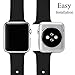 YunTree Compatible with Apple Watch Band 38mm 42mm iWatch Sports Band Replacement for Apple Watch Series 1 2 3 S/M M/L Size Comfortable Silicone Strap