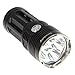 【】 Securitylng Powerful 3 Modes 2400 Lumens Flashlight Super Bright 4 LEDs Waterproof & Self-Defense Function Torch（18650 Battery Not Included)