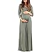 Wrapped Ruched Maternity Dress
