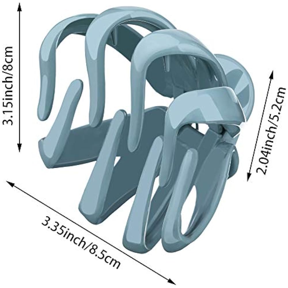 4 Pieces Large Grip Octopus Clip Spider Hair Claw Jaw