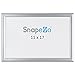 SnapeZo Notice Frame 11x17 Inches, Silver 1 Inch Aluminum Profile, Front-Loading Snap Frame, Wall Mounting, Sleek Series