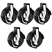 uxcell CR2016 2025 2032 Coin Cell Button Battery Holder Socket Black 5 Pcs