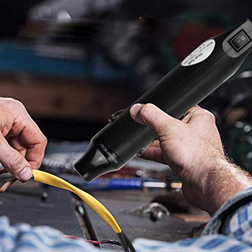 2PCS Heat Gun Electric 300W Dual Temperature Portable Hot Air Gun for DIY Craft Embossing, Shrink Wrapping PVC, Drying Paint, Clay, Rubber Stamp, Multi Function Hand-hold Heat Tools - Thumbnail 4