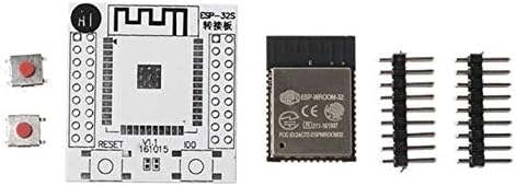CamKpell Esp32 Esp-32S Adapter Board +Esp-Wroom-32 Original Internet Of Things Wifi Wlan Module 16 Mbyte Flash - Black
