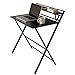 JIWU 2-Style Folding Desk for Small Space, Home Office Workstation with Shelf, Simple Computer Desk Laptop Writing Table