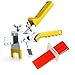 MOONWELL Tile Leveling System 1/16 Inch 200 Tile Spacers 100 Tile Wedges and a Tile Plier