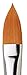 da Vinci Watercolor Series 5584 CosmoTop Spin Paint Brush, Pointed Oval Synthetic with Red Handle, Size 14