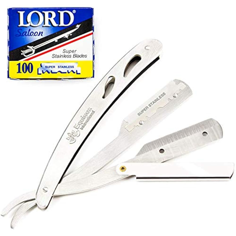 Equinox Straight Razors Professional Edge 100 Single Lord Blades