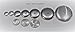 100 Buttons2Cover Cover Buttons Flat Back Size 20 (1/2