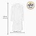 Voilamart 100 Pack Garment Bags 47 Inch, Dry Cleaning Laundrette Bag, Transparent Plastic Garment Bags, Dustproof Polythene Garment Clothes Cover for Dry Cleaner, Clothes Storage Closet, Travel