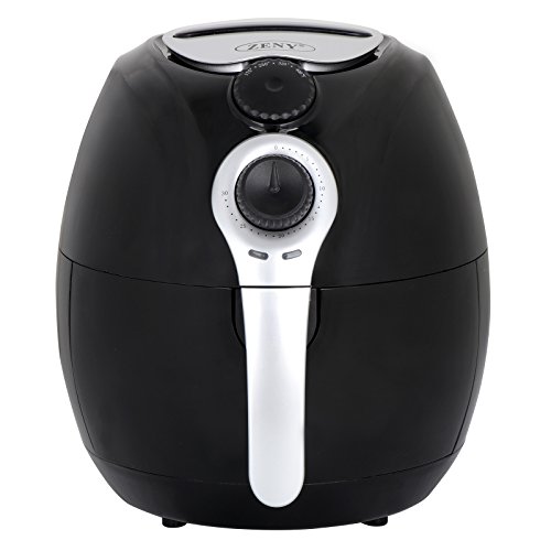 Click Here to See More Images HomGarden Electric Airfryer Multi Quarts Electric Air Fryer& Cooking Recipes Air Fryer Book (3.8 Qt, 5, Black)
