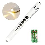 Opoway Nurse LED Pen Light Warm White with Pupil Gauge Measurements and Battery