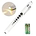 Opoway Nurse Penlight with Pupil Gauge LED Pen Light Warm White for Nursing School Doctor Diagnostic with Battery Free