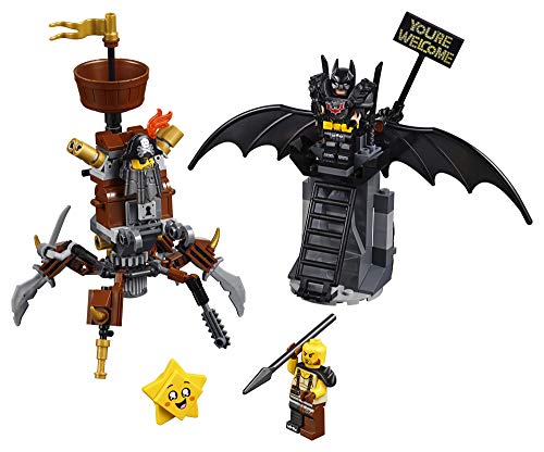 LEGO THE LEGO MOVIE 2 Battle Ready Batman and MetalBeard 70836 Building Kit, Superhero and Pirate Me - //coolthings.us