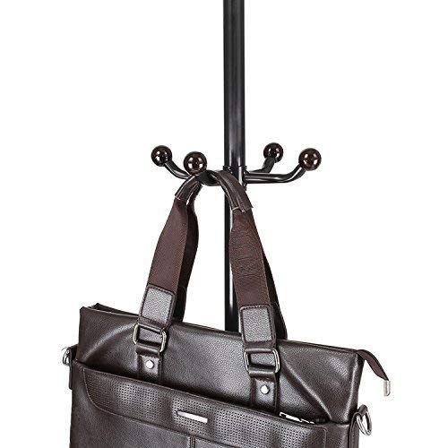 HOMFA Metal Coat Rack Heavy Duty Free Standing Hat Hanger Holder 12