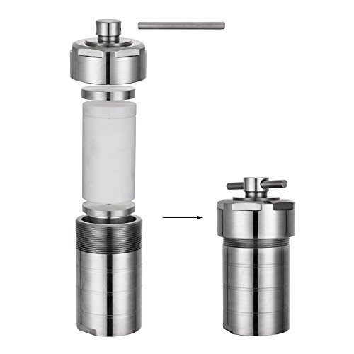 image for Happybuy 300ML 3MPa Teflon Lined Hydrothermal Synthesis Autoclave Reac
