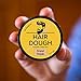 Hair Dough Pomade, Medium Hold and Semi-Matte Shine Styling Product for Men, Water Based/Soluble and Lightly Scented for Straight, Thick, Curly, and Wavy Hair, 3.5oz (Original)