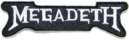 5" x 1.5"MEGADETH Heavy Metal Rockabilly Rock Punk Music Band Logo jacket T-shirt Patch Iron on Embroidered Sign Badge music patch by Tourlesjours