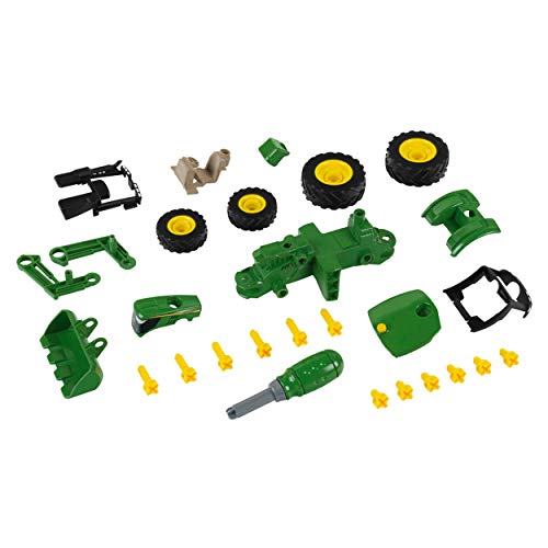 Theo Klein 3903 John Deere Traktor | Mit Frontlader und Gegengewicht | Demontierbare Einzelteile | Maße: 24,5 cm x 9,5 cm x 12 cm | Spielzeug für Kinder ab 3 Jahren – Bild 5