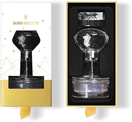 Born Pretty ネイルスタンパー ネイルツール スタンプネイル用品 透明 柔らかいシリコーン 訳あり クリア クリスタルスタンパー ヘッド
