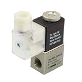 uxcell DC 12V 250mA 3W 2 Position 2 Way Air Pneumatic Electromagnetic Solenoid Valve G1/4