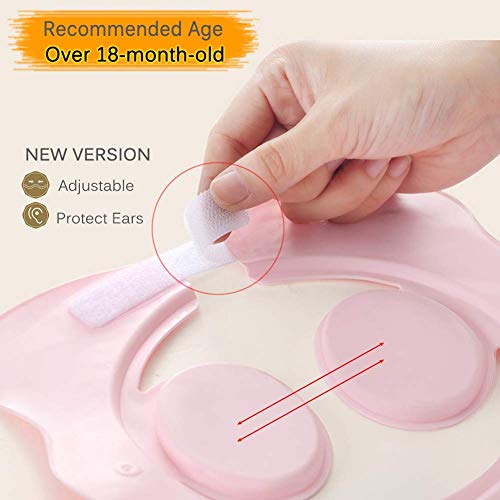Baby Shampoo Shower Cap Hat,Adjustable NEW Designed Soft Silicone for Baby Infants and children Bathing Protect Eyes Ears(Recommended Over 18-month-old) - Thumbnail 3