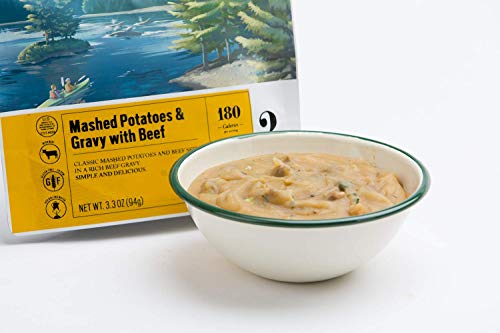 Backpacker's Pantry Mashed Potatoes with Gravy & Beef, 2 Servings Per Pouch, Freeze Dried Food, 9 Grams of Protein, Gluten Free - Thumbnail 3