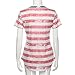 haoricu Women Blouse, Summer Womens Print American Flag Short Sleeve Shirt Casual Blouse Tops T Shirt Multicolor Large