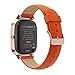 ASUS ZenWatch 2 Rose Gold with Orange Leather Strap 37mm Smart Watch with Quick Charge Battery, 4GB Storage, 1.45-inch AMOLED Gorilla Glass 3 TouchScreen, IP67 Water Resistant