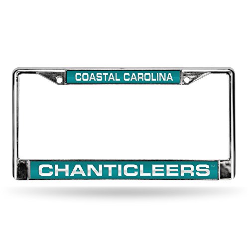 Rico IndustriesNCAA Unisex Laser Cut Inlaid Standard Chrome License Plate Frame
