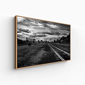 Canvas Wall Art for Living Room, Bedroom Monochrome Landscape Framed Canvas Prints for Home Decoration Ready to Hang - 16x24 inches