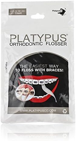 Tess Oral Health 745C Platypus Orthodontic Floss Bag of 30