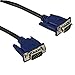 ENUODA Black Blue VGA 15 Pin Male to Male Plug Computer Monitor Cable Wire Cord 1.5M (4.9 Feet) primary