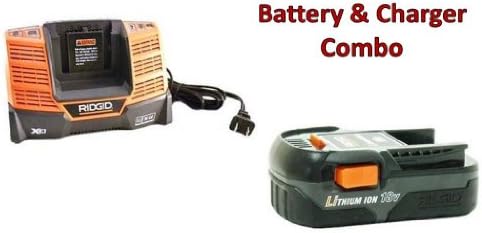 Ridgid R86006 Drill 18V 1.5Ah Li-on Battery & 18V Charger (R840093) Combo # 130383025-BC-140154001
