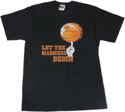 Let The Madness Begin Basketball T-Shirt March Madness Funny Slogan Tee Shirt