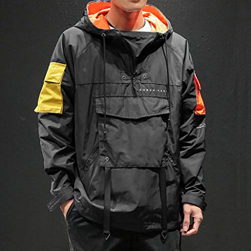 MIS1950s Lightweight Hoodie Pullover Men's Mountain Jacket Ski Coat Windproof Outerwear - Thumbnail 3