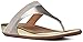 FitFlop Women's Banda Micro Crystal Toe Post, Pale Gold, 7 M US
