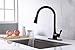 AguaStella AS98MB Matte Black Kitchen Sink Faucet with Pull Down Sprayer Single Handle with Deck Plate