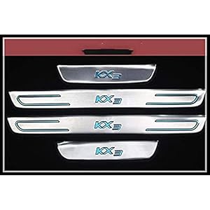 4Pcs Auto Roestvrij Staal Instaplijsten Kick Platen, voor KIA K3 2013-2018 Protector Plaat Pedaal Buitenste Platen…