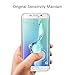 FIYI Galaxy S6 Edge Screen Protector Tempered Glass, 9H Hardness, Case Friendly, Easy Installation, HD,3D Curved, 98% Coverage, Screen Protector Film for Samsung Glaxy S6 (Clear)