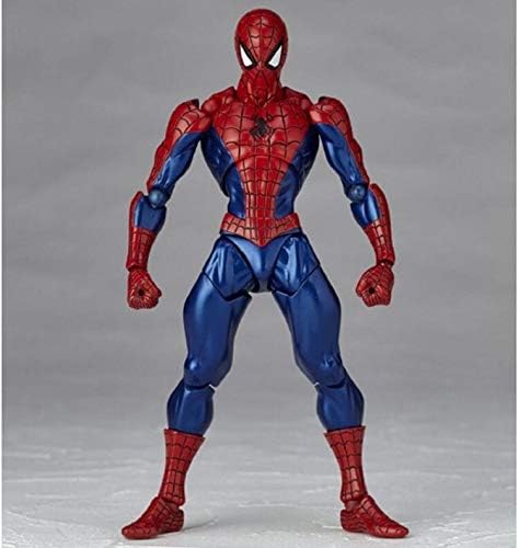 SOLEILST Anime Revoltech Series Spiderman Venom Action Figure Toy PVC Action Figure Collectible Model Doll for Children 7 inchches