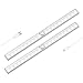 OxyLED Motion Sensor Closet Lights, Under-Cabinet Lightening, USB Rechargeable, Stick-on Cordless 20 LED Night Light Wardrobe Stairs Step Light Bar, Safe Lights W/Magnetic Strip, 2 Pack, T-02S