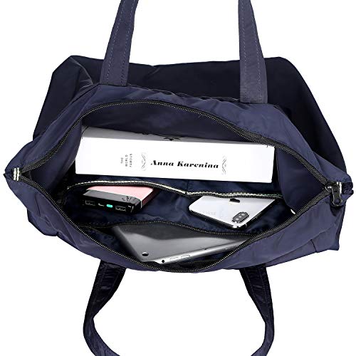 Lightweight Foldable Waterproof Shoulder Tote Bag for Shopping Sports Gym Travel - Thumbnail 2