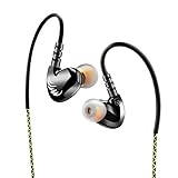 Simptech Sports Headphones Earbuds With Microphone - Sweatproof Noise Cancelling Earphones,HIFI Stereo Bass,Crystal Clear Sound,Ergonomic Comfort-Fit Design Best for Sport Running (Black)